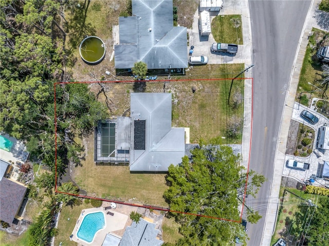 drone / aerial view