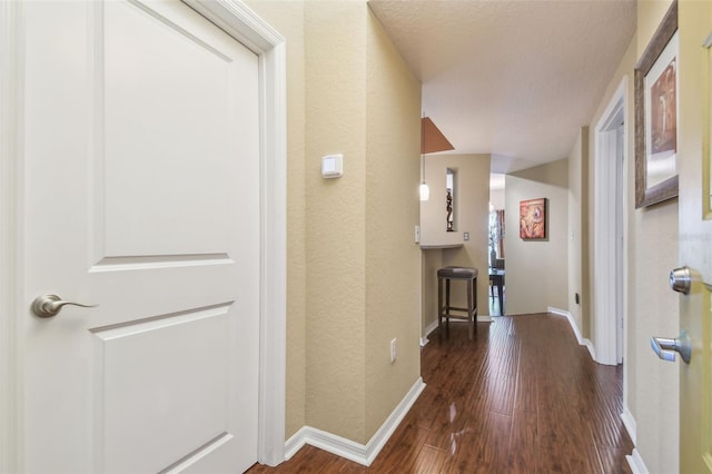 504 S Armenia Ave Unit 1338, Tampa, FL 33609 - hallway with hardwood / wood-style floors and baseboards