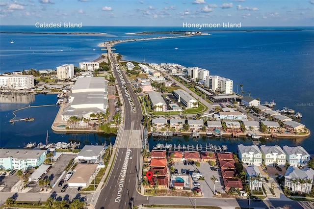 2600 N Paula Dr Unit 2B, Dunedin, FL 34698 - drone / aerial view of a nearby body of water