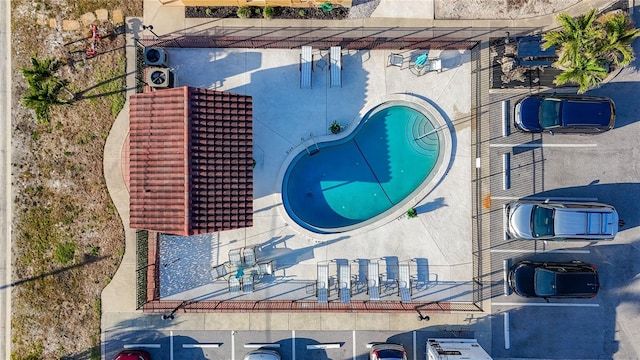 2600 N Paula Dr Unit 2B, Dunedin, FL 34698 - bird's eye view of a pool area