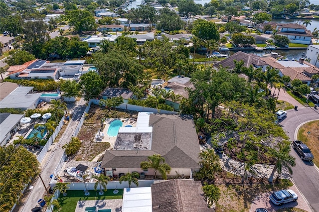 bird's eye view featuring a residential view