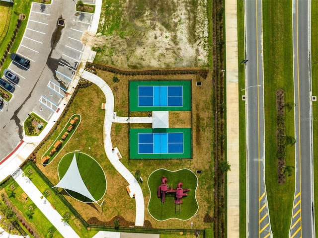 drone / aerial view