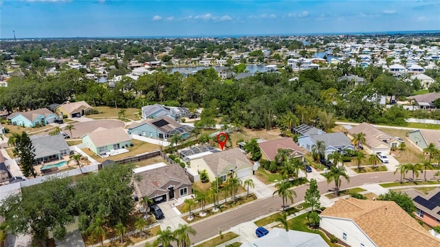 aerial perspective of suburban area
