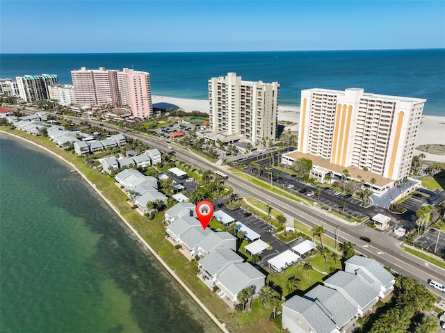 1301 Gulf Blvd Unit 107, Clearwater Beach, FL 33767 - bird's eye view of a nearby body of water