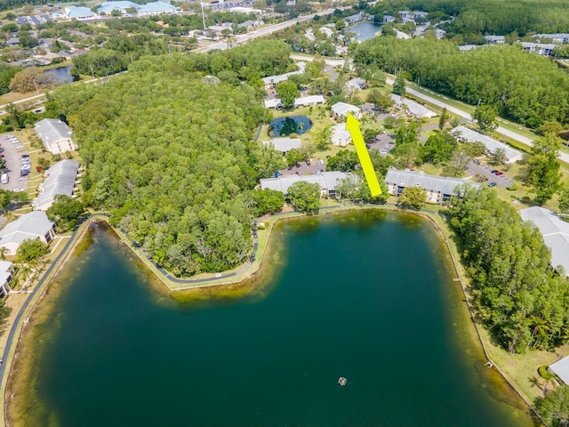 1400 Pine Glen Ln Unit B2, Tarpon Springs, FL 34688 - aerial view featuring a residential view and a water view