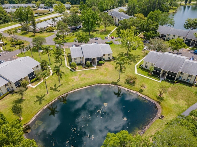 1400 Pine Glen Ln Unit B2, Tarpon Springs, FL 34688 - drone / aerial view featuring a residential view and a water view