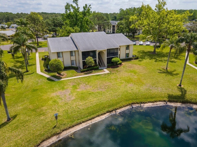 1400 Pine Glen Ln Unit B2, Tarpon Springs, FL 34688 - aerial view featuring a water view
