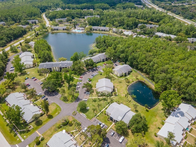 1400 Pine Glen Ln Unit B2, Tarpon Springs, FL 34688 - birds eye view of property featuring a water view