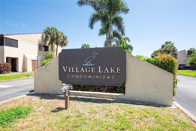 782 Village Lake Ter N Unit 102, Saint Petersburg, FL 33716 - view of community / neighborhood sign