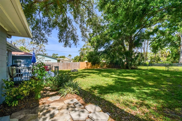 6207 Gulfport Blvd S, Gulfport, FL 33707 - view of yard featuring a fenced backyard