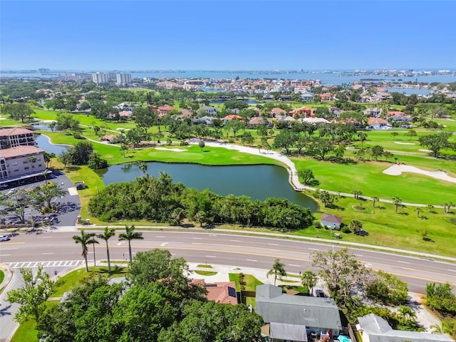 6207 Gulfport Blvd S, Gulfport, FL 33707 - birds eye view of property with view of golf course and a water view