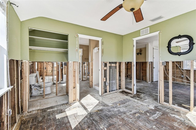 103 146th Ave E, Madeira Beach, FL 33708 - interior space featuring visible vents and ceiling fan