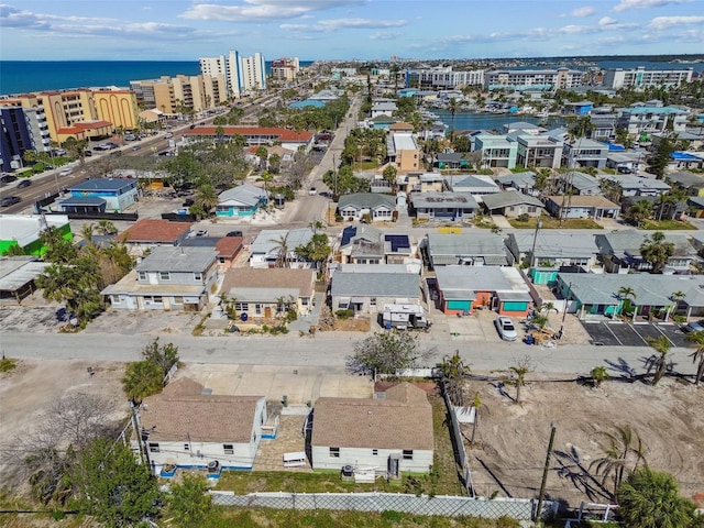 103 146th Ave E, Madeira Beach, FL 33708 - birds eye view of property with a city view and a water view