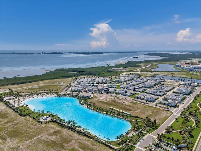 5917 Cat Claw Ln, Bradenton, FL 34210 - bird's eye view with a water view