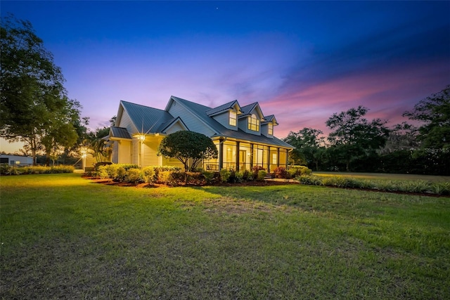 10101 Bryant Rd, Lithia, FL 33547 - view of front of property featuring a lawn