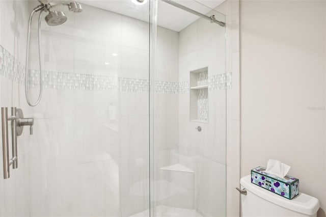 7540 Sunshine Skyway Ln S Unit 217, Saint Petersburg, FL 33711 - bathroom with toilet and a stall shower