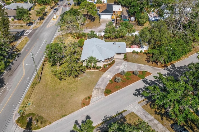 drone / aerial view featuring a residential view