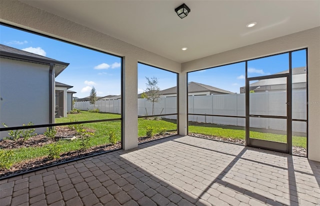 2528 Charter Oak Dr, North Port, FL 34289 - view of unfurnished sunroom