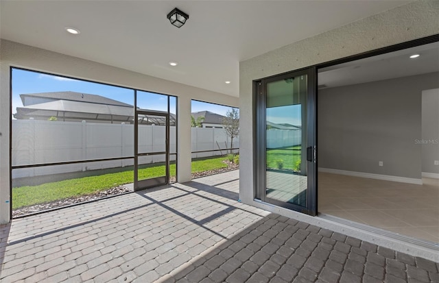 2528 Charter Oak Dr, North Port, FL 34289 - view of unfurnished sunroom