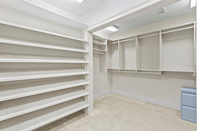 view of spacious closet
