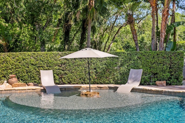 view of pool