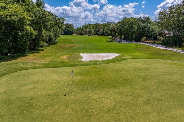 view of home's community with golf course view