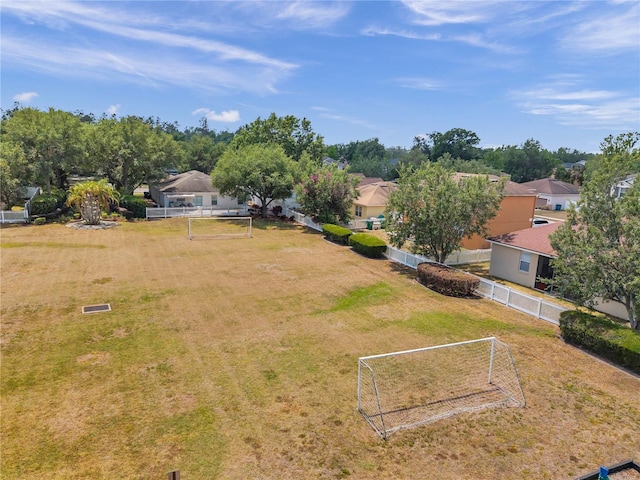birds eye view of property featuring a residential view