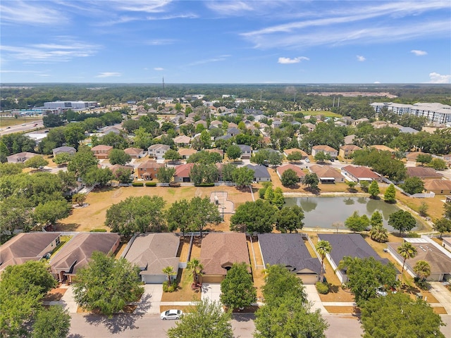 aerial view featuring a residential view