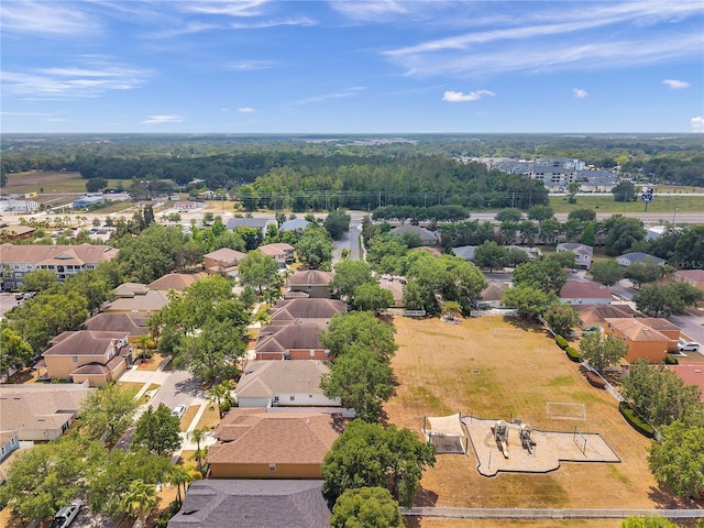 bird's eye view featuring a residential view