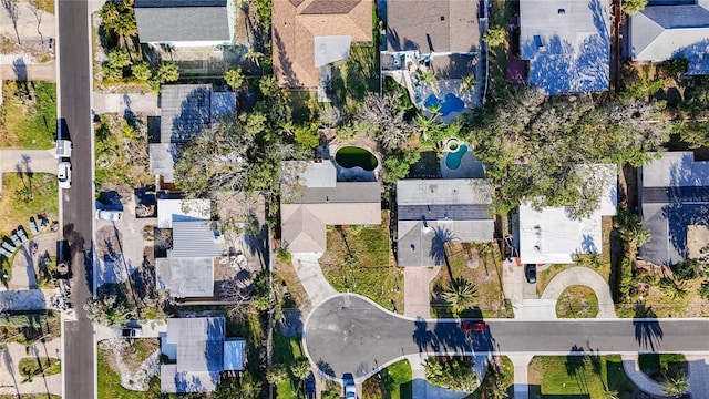 drone / aerial view featuring a residential view