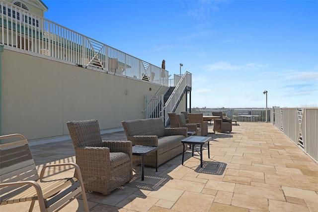 399 2nd St Unit 313, Indian Rocks Beach, FL 33785 - view of patio / terrace with stairway