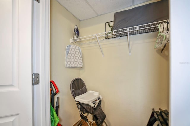399 2nd St Unit 313, Indian Rocks Beach, FL 33785 - spacious closet with a paneled ceiling