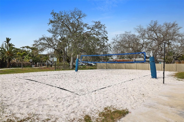 399 2nd St Unit 313, Indian Rocks Beach, FL 33785 - view of property's community featuring volleyball court and fence