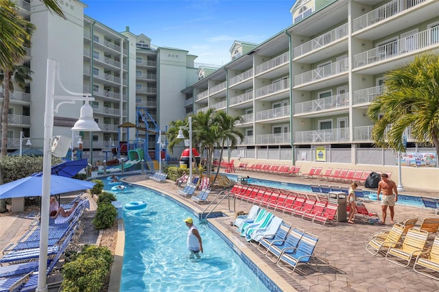 399 2nd St Unit 313, Indian Rocks Beach, FL 33785 - community pool with a patio