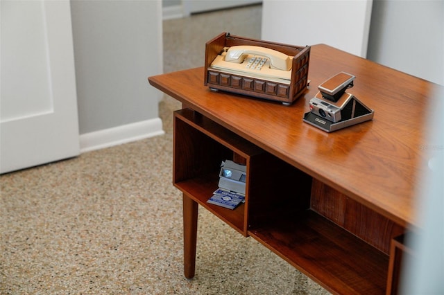 interior details with baseboards