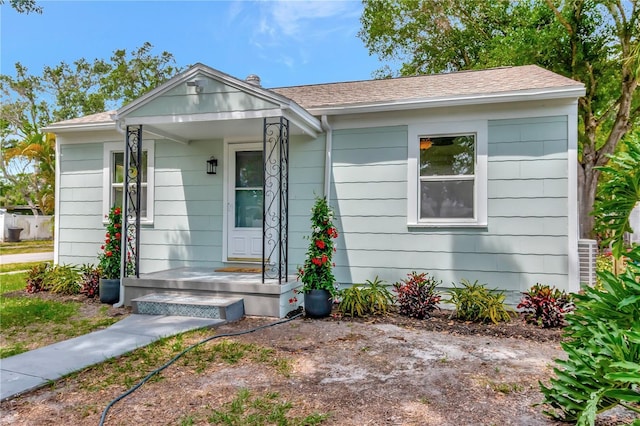 1419 55th St S, Gulfport, FL 33707 - view of front of house featuring a shingled roof