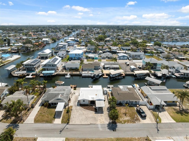 13810 Malcolm Ave, Hudson, FL 34667 - aerial perspective of suburban area featuring a nearby body of water