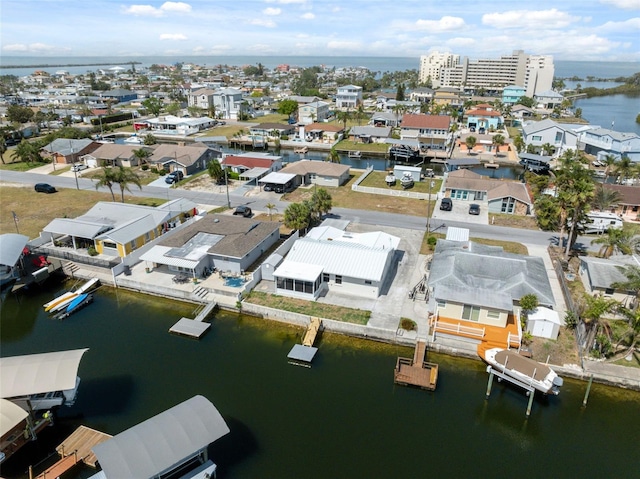 13810 Malcolm Ave, Hudson, FL 34667 - aerial view of residential area with a large body of water