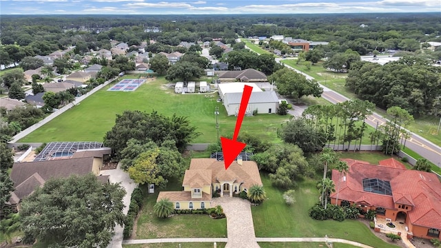 1312 Fishing Lake Dr, Odessa, FL 33556 - drone / aerial view with a residential view