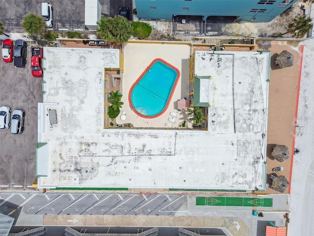 17248 Gulf Blvd Unit 12, North Redington Beach, FL 33708 - drone / aerial view of a pool