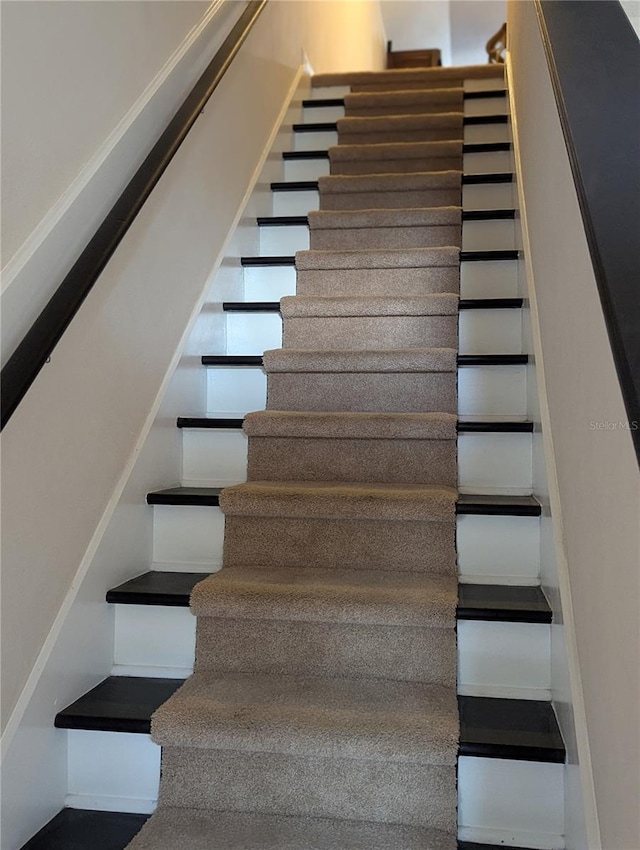view of staircase