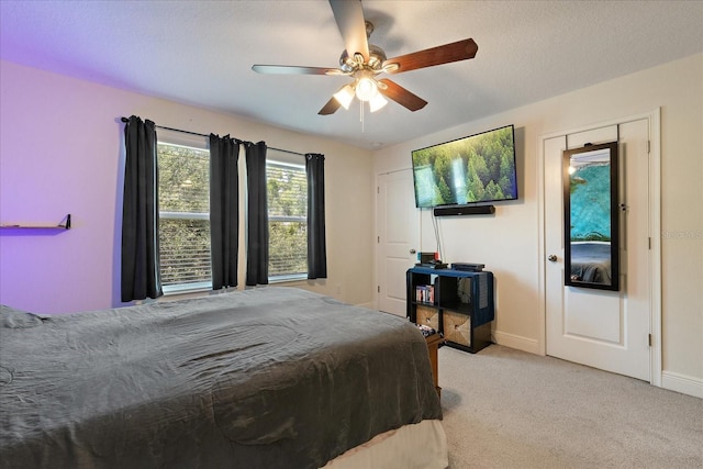 6225 Scarlet Darter Way, Tampa, FL 33625 - carpeted bedroom featuring baseboards and a ceiling fan