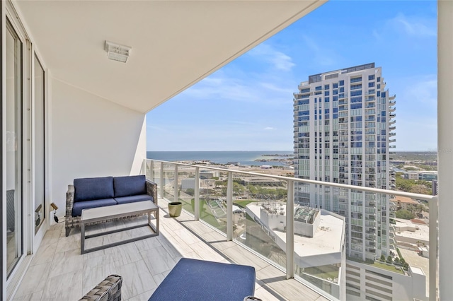 175 1st St S Unit 2603, Saint Petersburg, FL 33701 - balcony with a water view and a city view