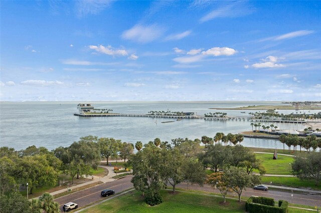 175 1st St S Unit 2603, Saint Petersburg, FL 33701 - birds eye view of property with a water view