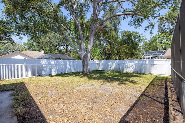 1916 Sandstone Pl, Clearwater, FL 33760 - view of yard with a fenced backyard