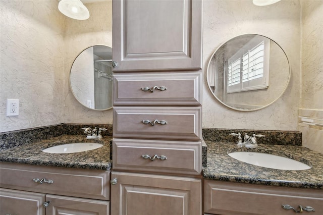 17 Bellevue Dr, Treasure Island, FL 33706 - bathroom with vanity and a textured wall