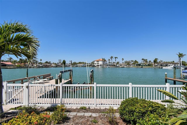 17 Bellevue Dr, Treasure Island, FL 33706 - dock area with boat lift and a water view