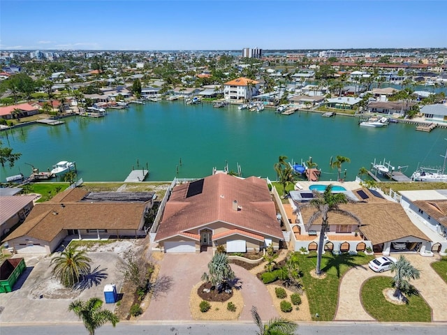 17 Bellevue Dr, Treasure Island, FL 33706 - aerial view of residential area with a large body of water