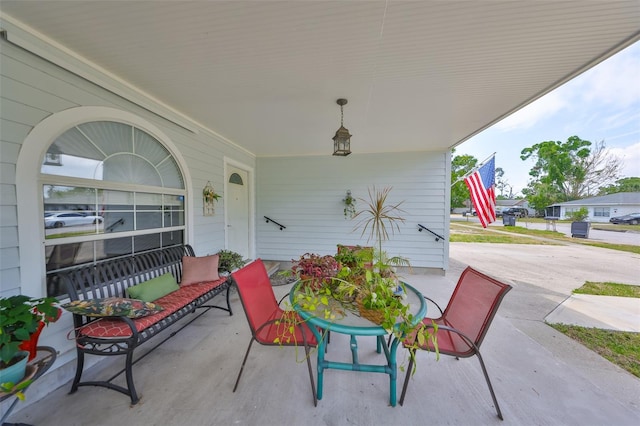 view of patio