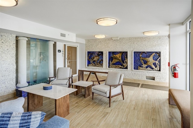 223 Island Way Unit 5D, Clearwater Beach, FL 33767 - building lobby featuring visible vents